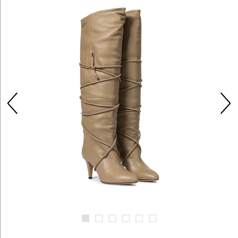 Isabel Marant knee high boots with laces